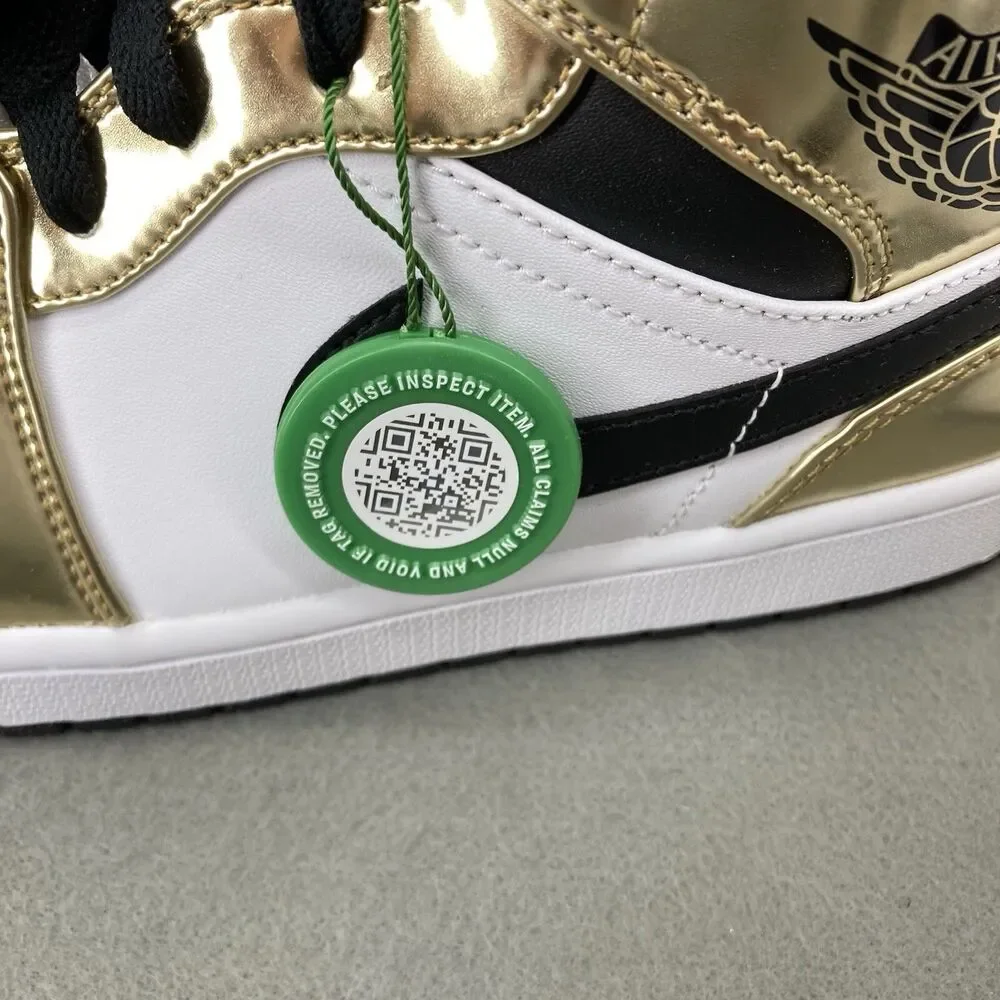 Nike Air Jordan 1 Mid SE Metallic Gold 2020 Men’s Size 11 With Box DC1419-700